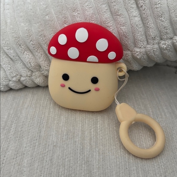 None Other - Silicone mushroom airpods case